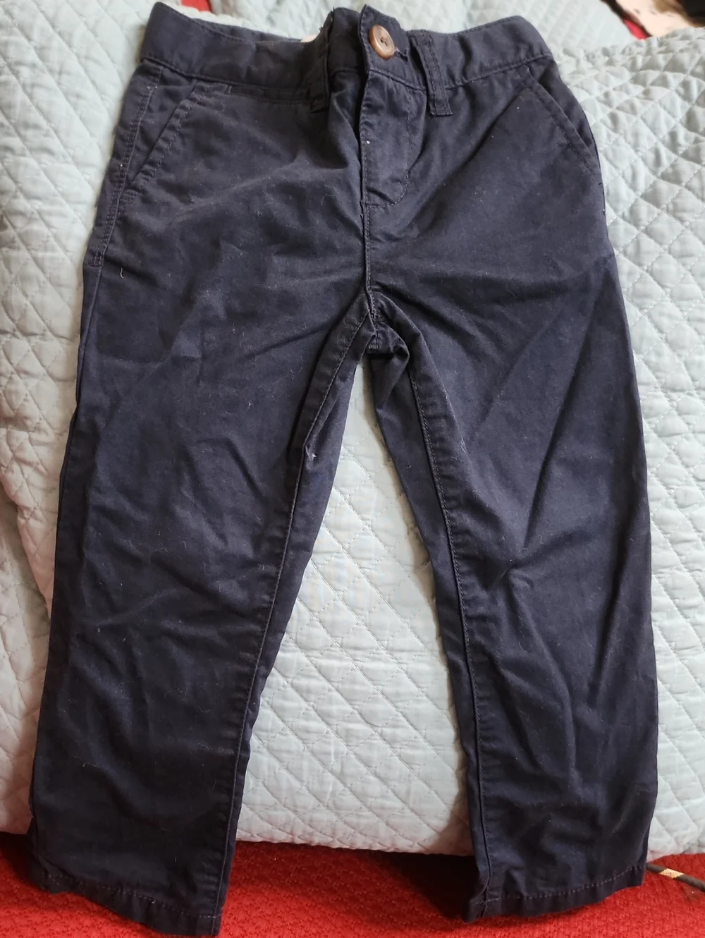 3T Old Navy Adjustable Waist Skinny Fit Casual Navy Chino Pants